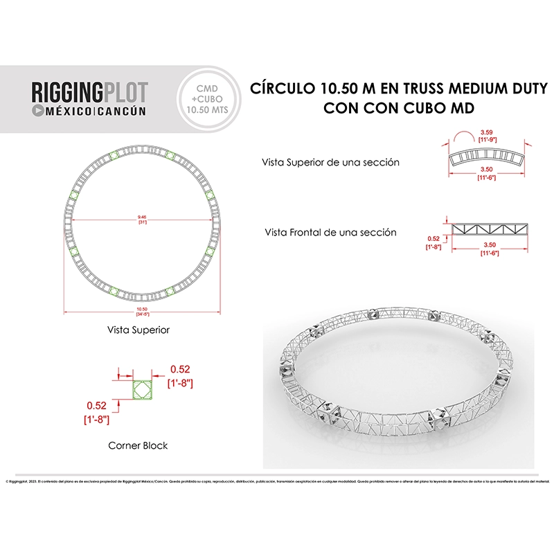 CMD+CUBO*10.50MTS