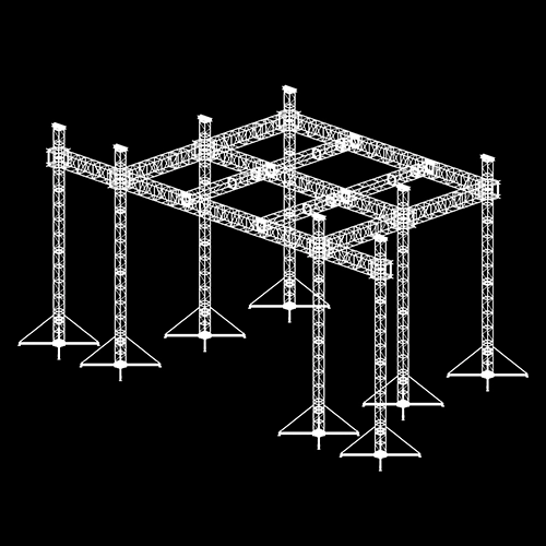 ficha tecnica ground support hd 12.70x11.70mts 8 torres mexico