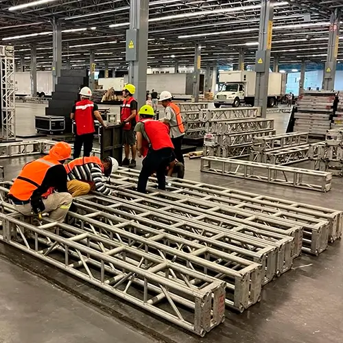 MONTAJE DE TRUSSES MK