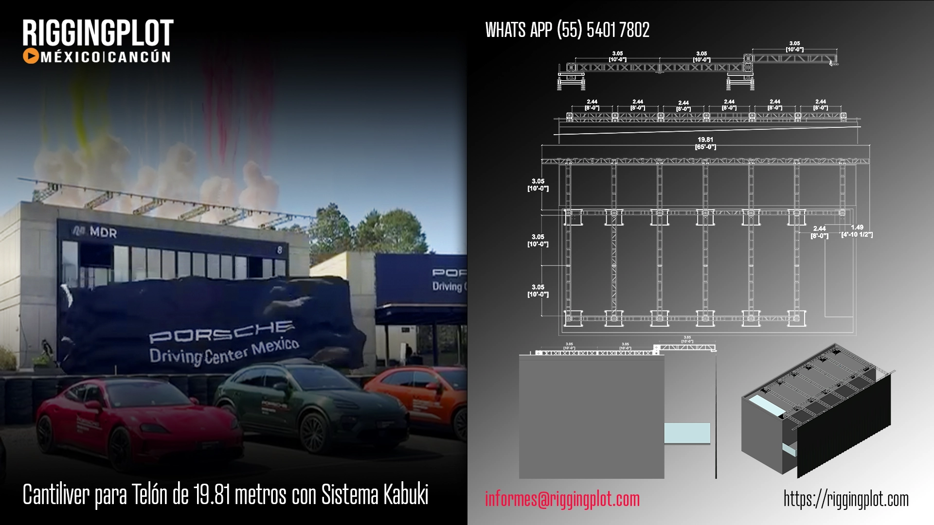 ficha tecnica cantiliver ingenieria para kabuki mexico