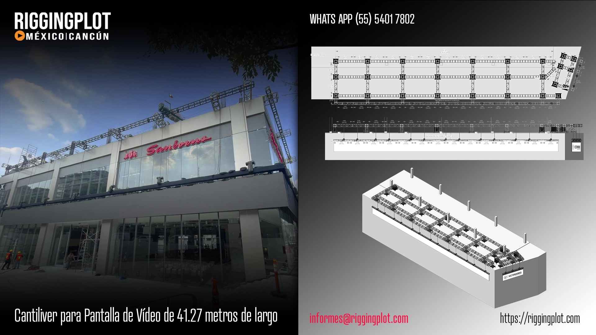 ficha tecnica cantiliver ingenieria para kabuki mexico