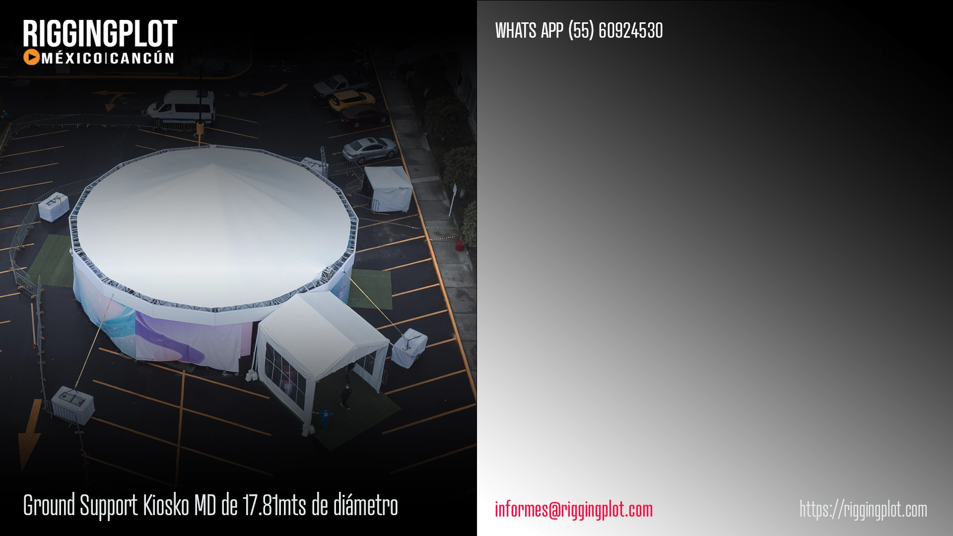 Ficha técnica ground support KIOSCO RIGGINGPLOT MÉXICO