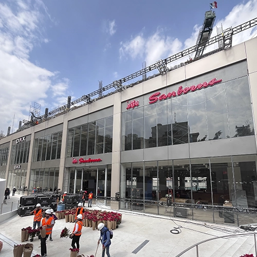 PREPARACIÓN DE ESTRUCTURA Y CONTRAPESOS PARA OPERACIÓN DE PANTALLA