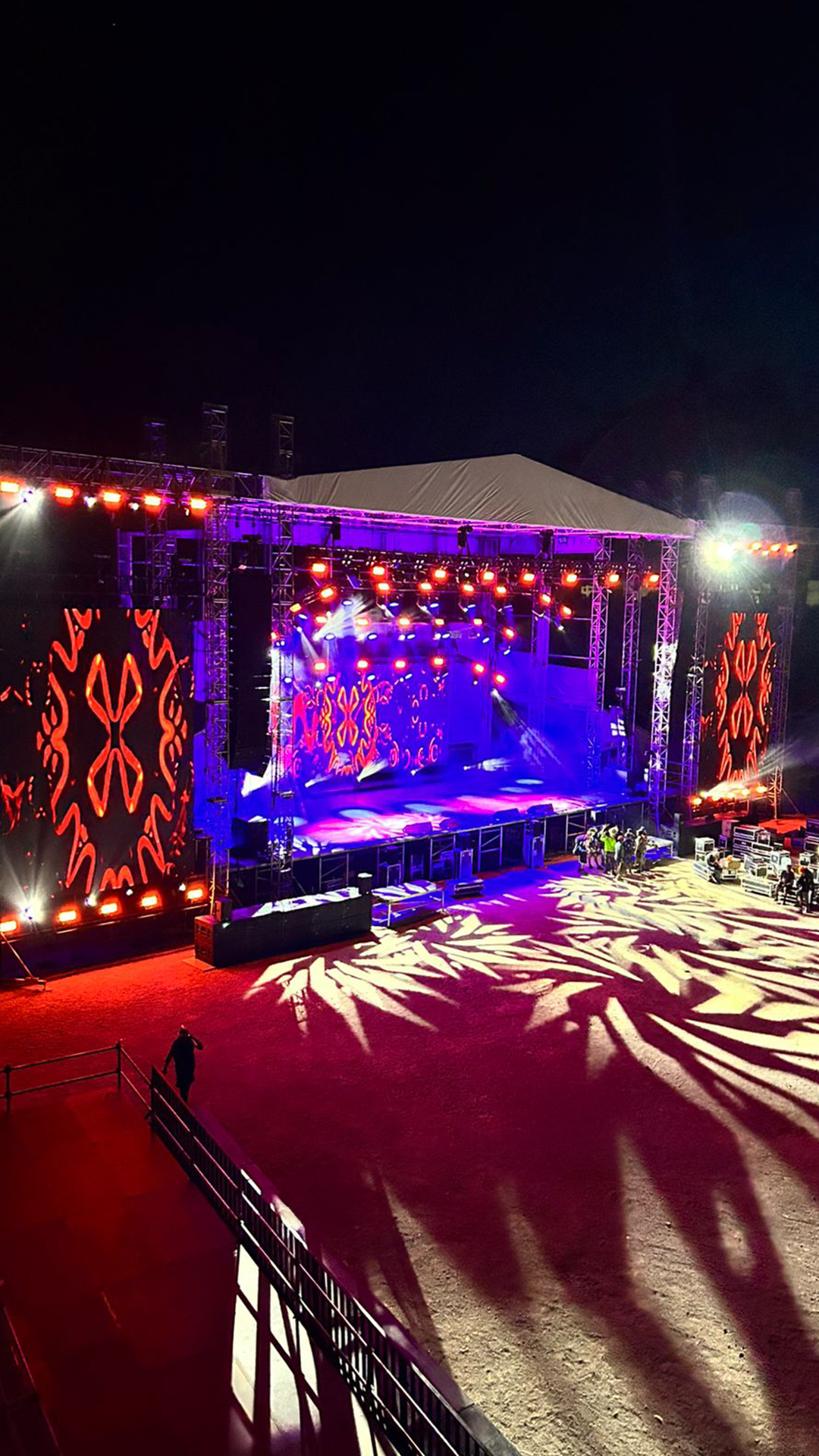hospitality md con layher, para formula e, autodromo hermanos rodriguez riggingplot mexico