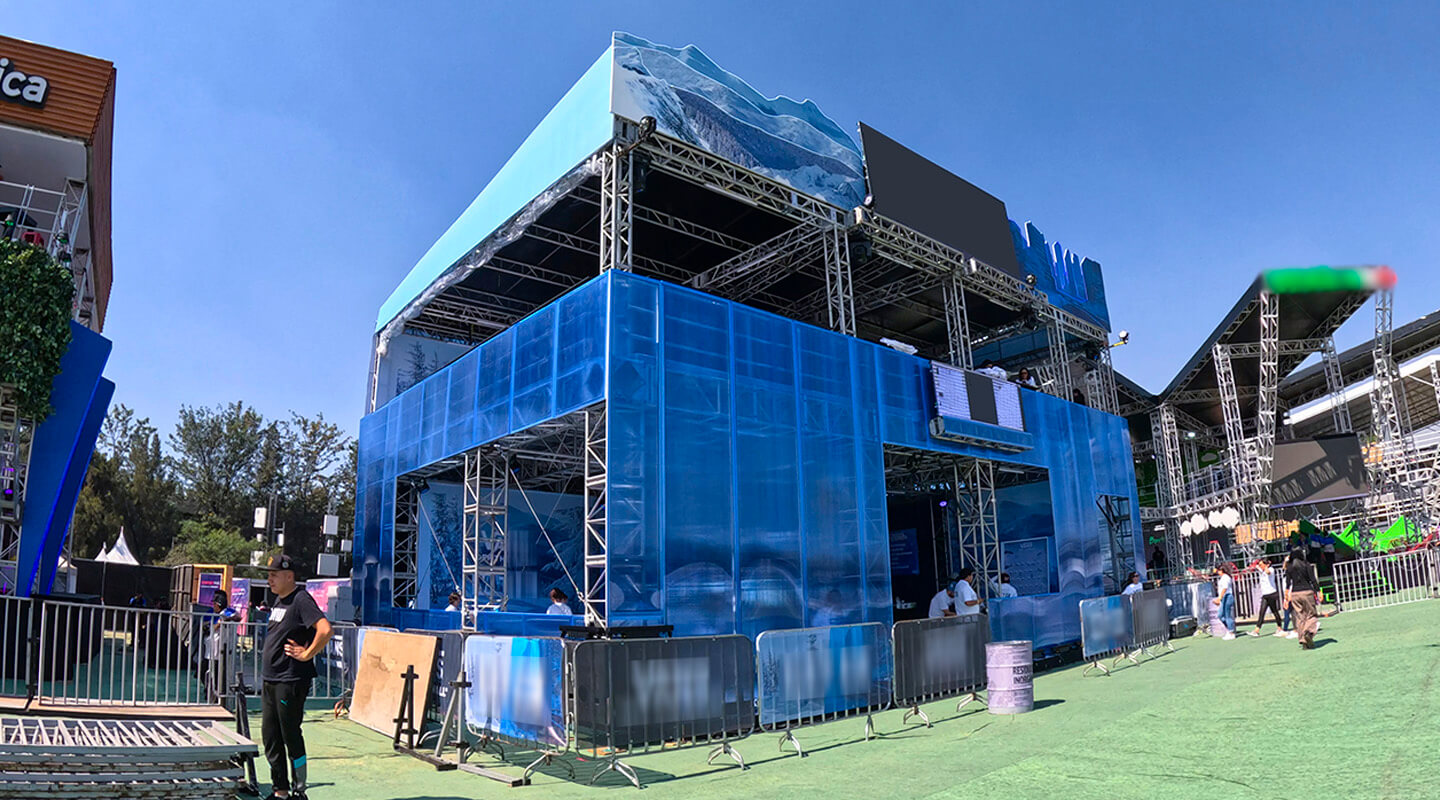 escenario STEREOBLOOM edc 2023 riggingplot mexico